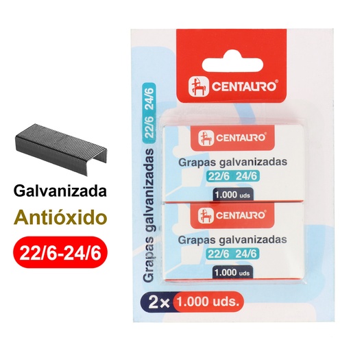[GRA86000901] BL.2*1000UDS GRAPAS GALVAN.24/6 CENTAURO