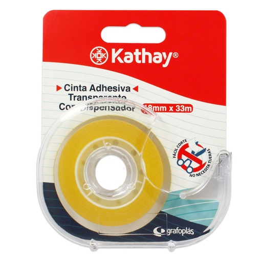 [GRA86003301] CINTA TRANSPARENTE 18MMX33+DISP.CENTAUR