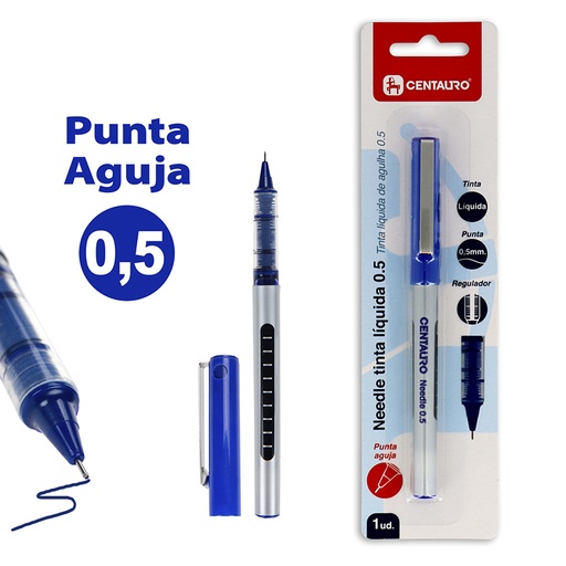 [GRA86212930] BLISTER 1NEEDLE 0,5MM T.LIQ P.AGUJA AZUL