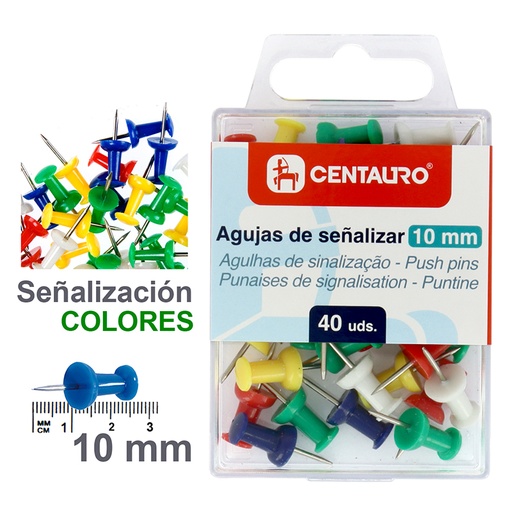 [GRA86400398] CAIXA 40 SENALIZADORE PLAST.COR.CENTAURO