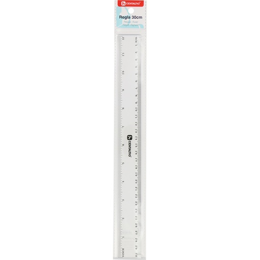 [GRA86420201] REGLA PLASTICO 30CM CENTAURO