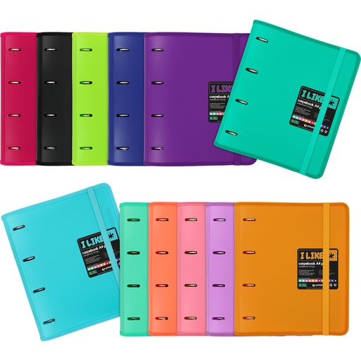 [GRA88100554] CARPEBOOK PP A4 LIKE FUCSIA