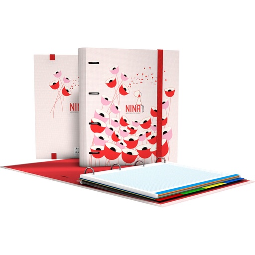 [GRA88101974] CARPEBOOK 4D35 A4 NINA 19 POPPY