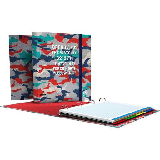 [GRA88102609] CARPEBOOK 4D35 A4 M&C ROXO