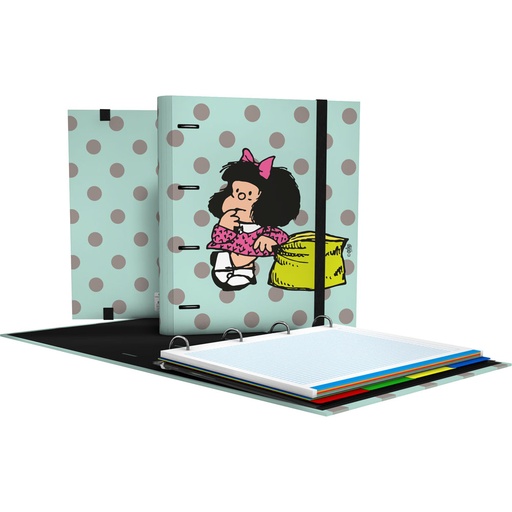 [GRA88102610] CARPEBOOK 4D35 A4 MAFALDA20 DOTS