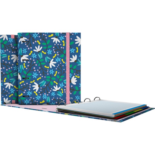 [GRA88102691] CARPEBOOK 4D35 A4 EC24 BLUE GARDEN