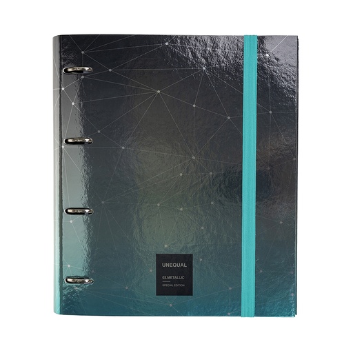 [GRA88103310] CARPEBOOK FORR.4D35 A4 UNEQ.METAL NEGRO