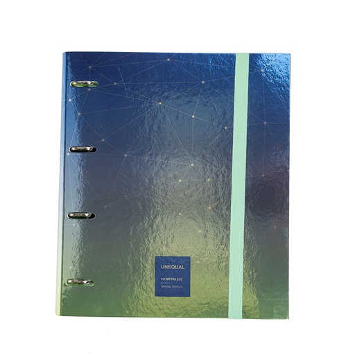 [GRA88103330] CARPEBOOK FORR.4D35 A4 UNEQ.METAL AZUL