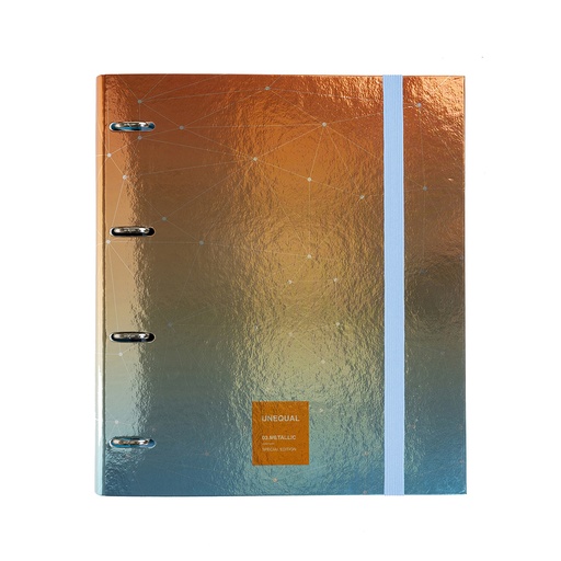 [GRA88103352] CARPEBOOK FORR.4D35 A4 UNEQ.METAL NARANJ