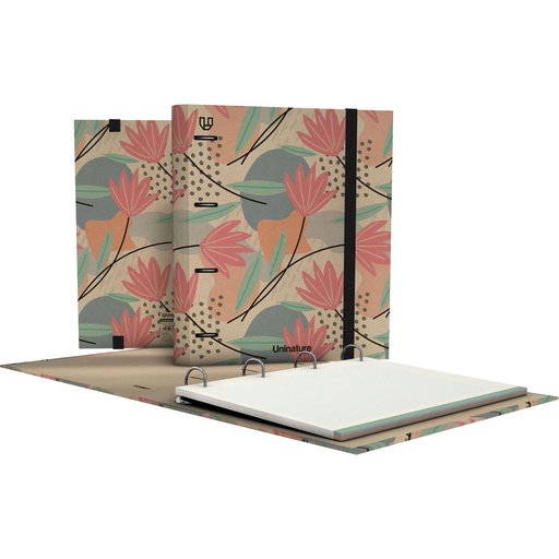 [GRA88103501] CARPEBOOK FORR. 4D35 A4 UNINATURE FLORES