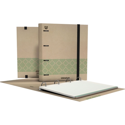 [GRA88103620] CARPEBOOK FORR. 4D35 A4 UNINATURE VERDE
