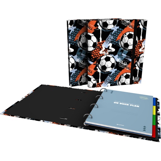 [GRA88122731] CARPEBOOK 4D35 A4 B&B WILD FOOTBALL
