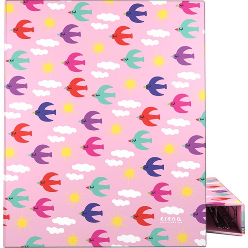 [GRA88141932] PASTA C/MOLAS A4 FOR.4D25 EC18 PAJAROS