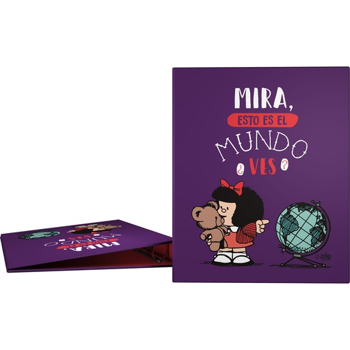 [GRA88142638] PASTA C/MOLAS A4 FOR.4D25 MAFALDA21 MUNDO