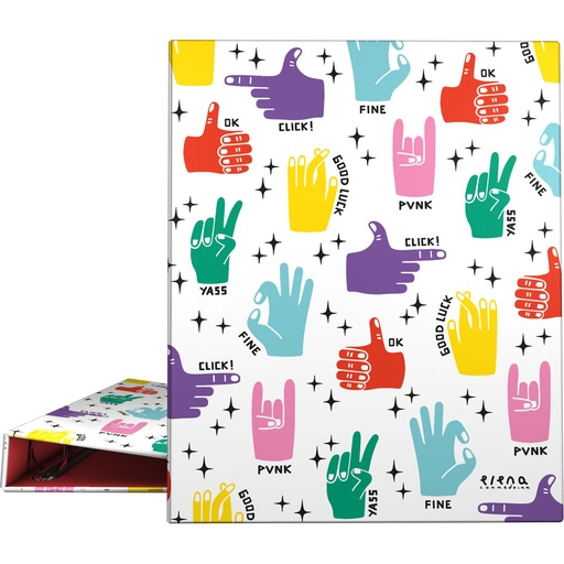 [GRA88142643] PASTA C/MOLAS A4 FOR.4D25 EC 22 HANDS