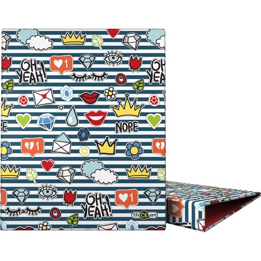 [GRA88142656] PASTA C/MOLAS A4 FOR.4D25 STICKERS22 CROW