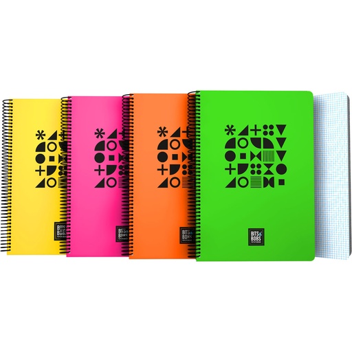 [GRA88424099] CADERNO PP FOLE C4 B&B23 FLUOR SORTIDO