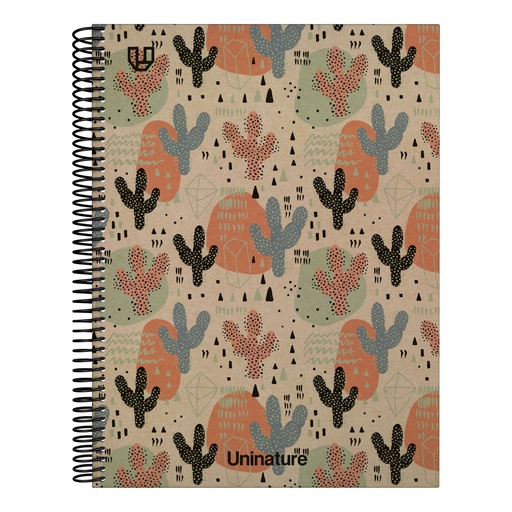 [GRA88528603] CADERNO FOR.A4 80H 90G 4X4 UNINAT CACTU