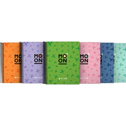 [GRA88538469] CADERNO FORR.A5 C5 90G 90H MOON LAVANDA