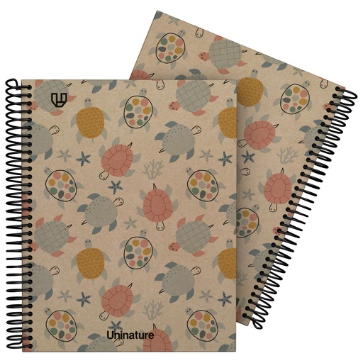 [GRA88538603] CADERNO FOR.A5 80H 90G 4X4 UNINAT CACTU