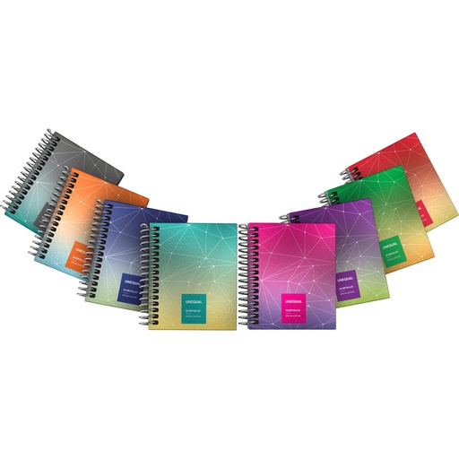 [GRA88550799] CADERNO FOR.A7 CADER. UNEQ METAL SORTIDO