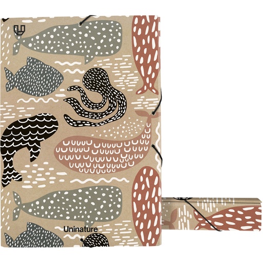 [GRA91273604] CAIXA ECOPROJ. GOM.5CM UNINATURE BALLENAS