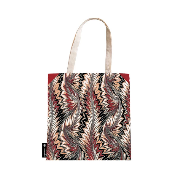[PA9416-6] Cockerell Marbled Paper - Rubedo