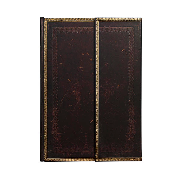 [PB8430] Old Leather Collection - Black Moroccan