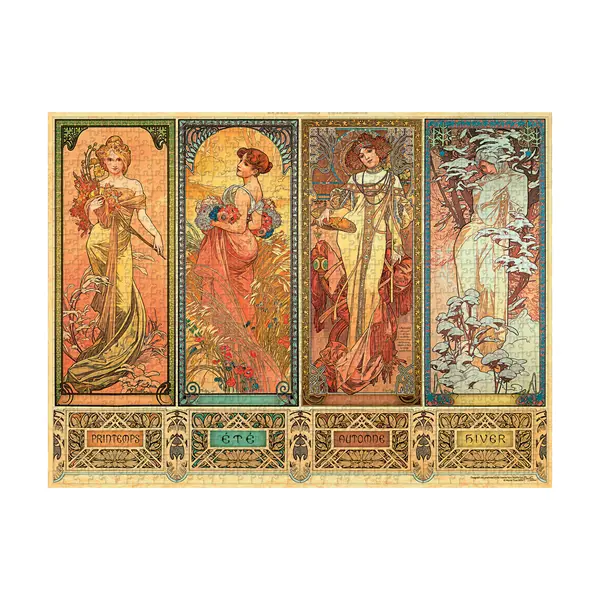 [PA1398-4] Mucha Collection - The Seasons (1900)