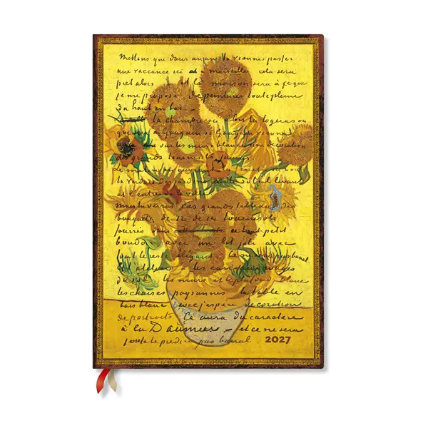 [DE1984-9] Embellished Manuscripts Collection - 2027 Van Gogh, Sunflowers