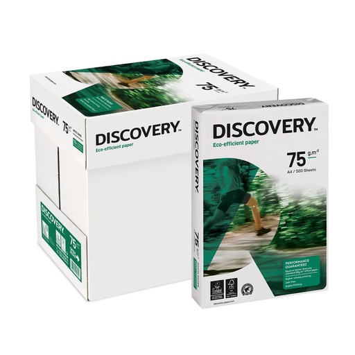 [AT1801004] Papel Fotocopia 75gr A4 Discovery by Navigator 5x500 Folhas