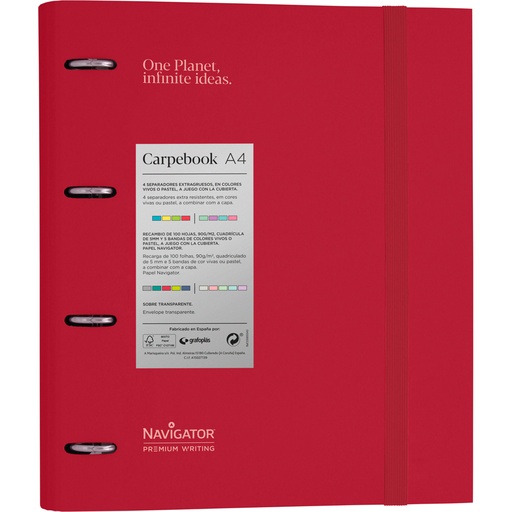 [GRA88104351] PASTA EBOOK 4D35 A4 NAVIGATOR ROXO