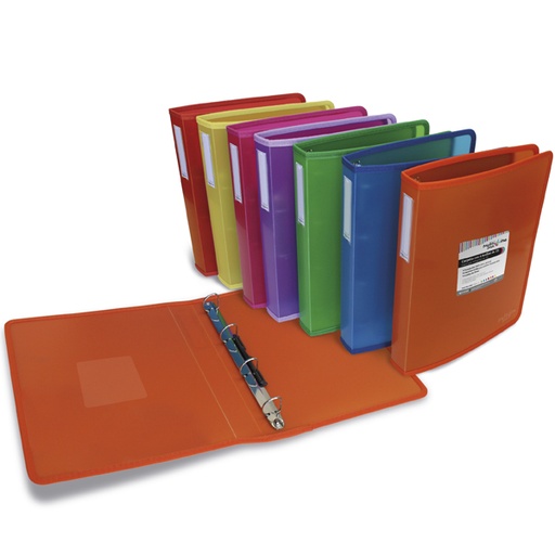 [GRA30121452] PASTA PP 4D25 A4+ MULTILINE LARANJA