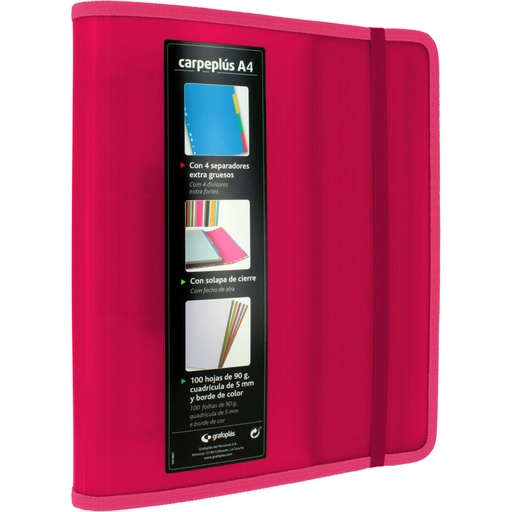 [GRA88200035] PASTA EPLUS MULTILINE PP A4 VIOLETA