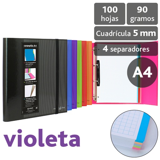 [GRA88212035] CARPEPLUS 4D25 FORR.MULTILINE VIOLETA