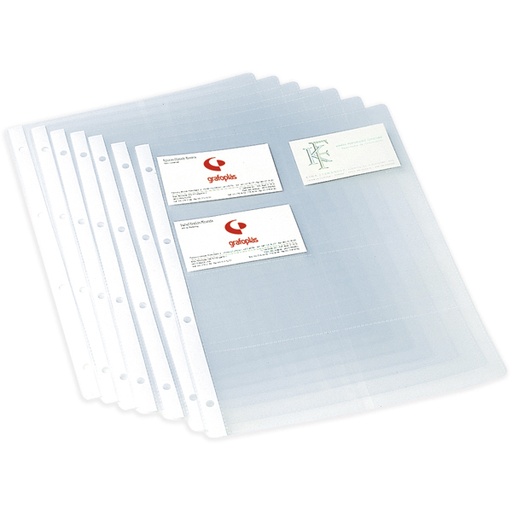 [GRA03721000] RECARGA 10 MICAS TARJ.DIN-A4 4 TALAD