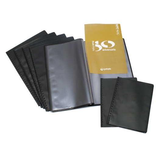 [GRA03080010] FLEXIPLAS FOLE 40 MICAS NEGRO