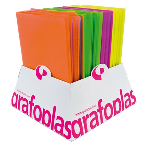 [GRA00014800] EXP. FOLIO PP C/20 POLIPLAS FLUORGRAF