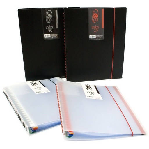 [GRA39442510] PASTA 25F. EXTR IN&OUT "INDEX" NEGRA