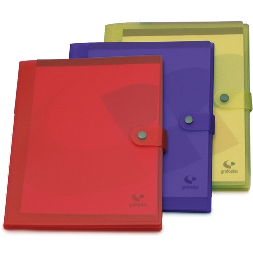 [GRA06021235] PASTA CONGRESSO PP 0,8 TRANSLUCIDO VIOLETA