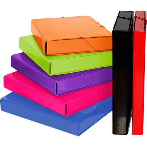[GRA91274320] CAJA ECOPROJ GOM.3CM MULTILINE VERDE