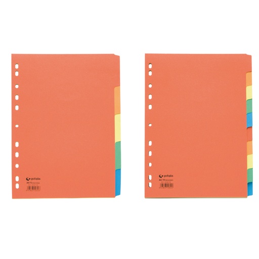 [GRA41260199] JOGO SEPARAD.CARTOLINA A4 5 POS. 11TAL.