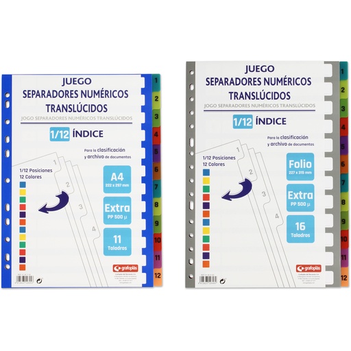 [GRA41262100] JOGOS NUMER PP 0,5 1-12 FOL 2*6COL 16T