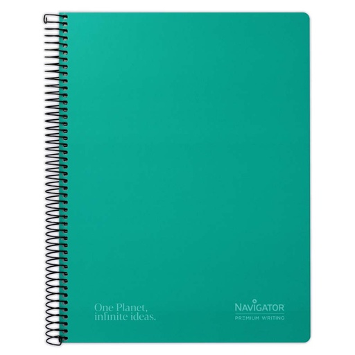 [GRA88470020] CADERNO CONTRACOLADO A4 80H 80G C4MM VERDE