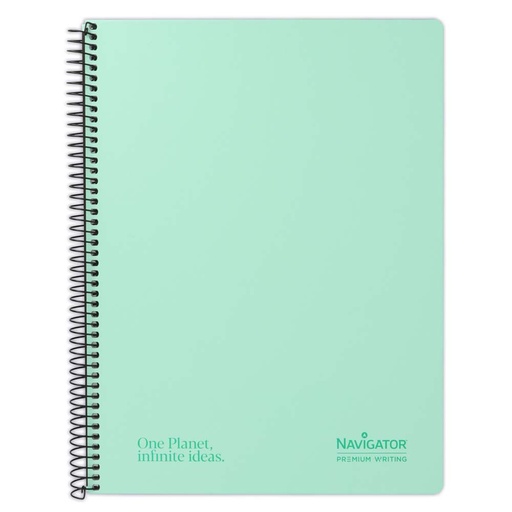 [GRA88470092] CADERNO CONTRACOLADO A4 80H 80G C4MM MENTA