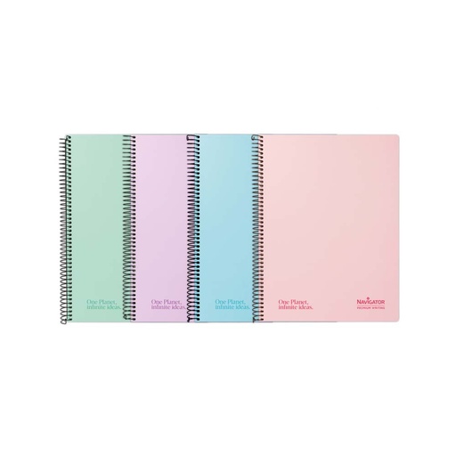 [GRA88470198] CADERNO CONTRACOLADO A4 80H 80G C4MM PASTEL