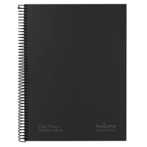 [GRA88463410] CADERNO FOR.A4+120H 80G RAYA MIC.5BAND NEGR