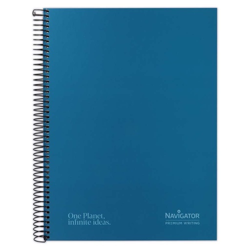 [GRA88463430] CADERNO FOR.A4+120H 80G RAYA MIC.5BAND AZUL