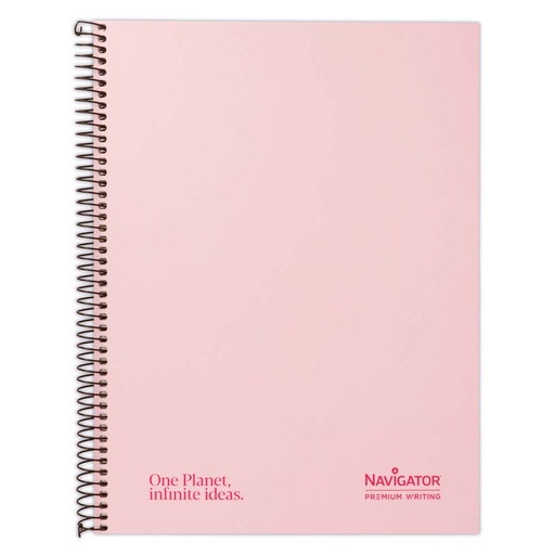 [GRA88463493] CADERNO FOR.A4+120H 80G RAYA MIC.5BAND ROSA