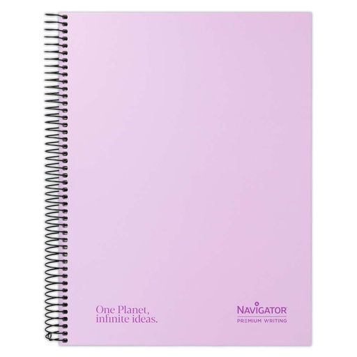 [GRA88463495] CADERNO FOR.A4+120H 80G RAYA MIC.5BAND LAVA